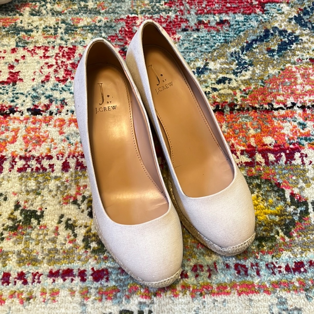 j. crew seville espadrille wedges